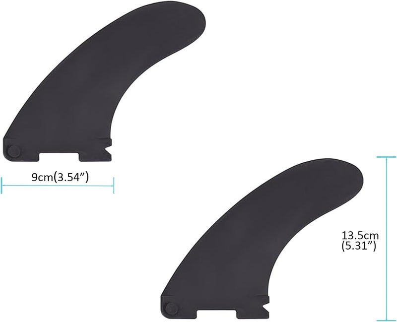 bohally Replacement Paddle Board Lock Fin Inflatable SUP Stand Up Paddle Board Accessory Quick Lock Fins - Choose from Center Fin/Side Fins - Image 2